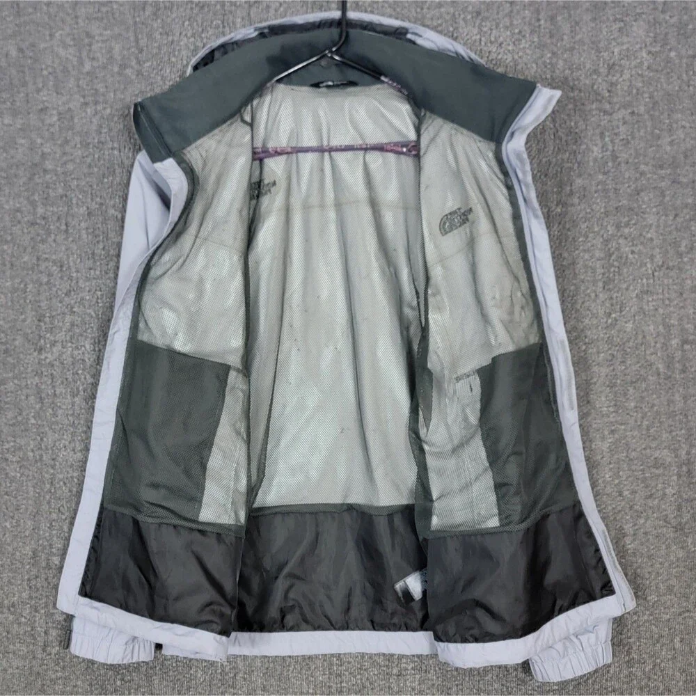 The North Face Dryvent Resolve 2 Rain Jacket Mens XL Gray Hooded NF0A2VD5